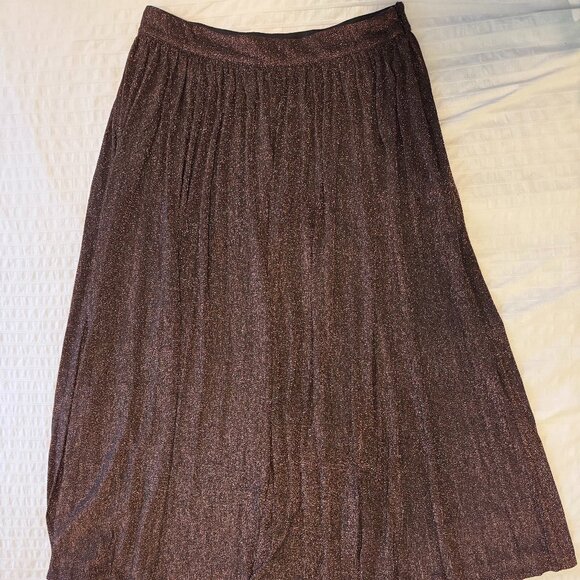 Brown full length skirt - Picture 1 of 3
